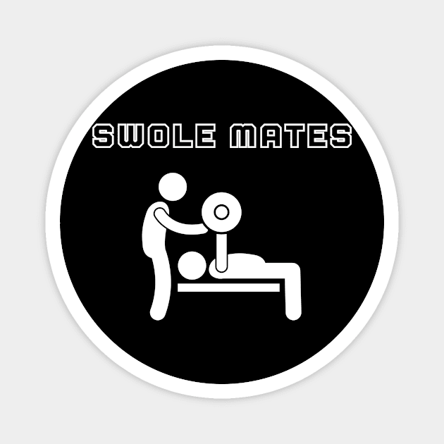 Swole mates Magnet by Stoiceveryday